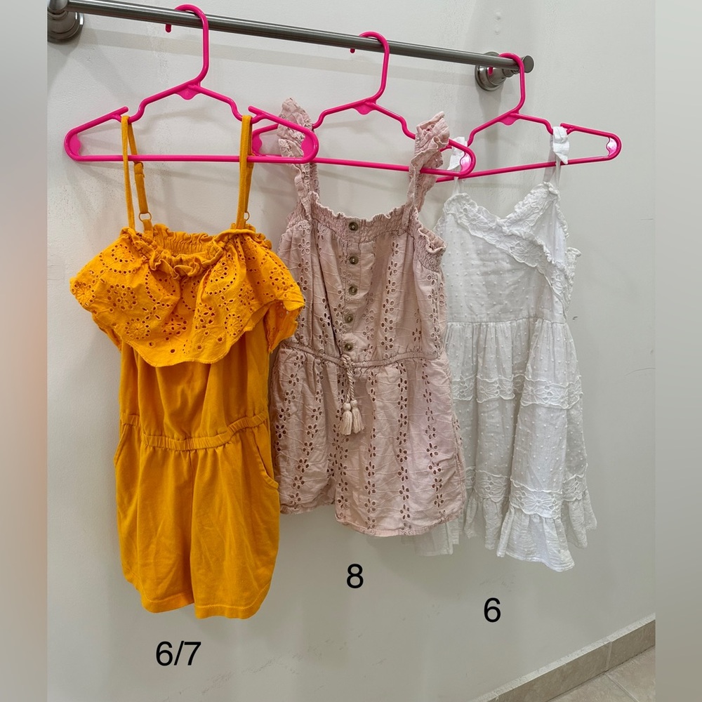 Lot of girls summer clothes size 6-7